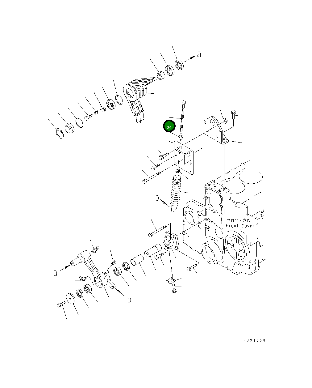 Болт 6162-63-3770 Komatsu
