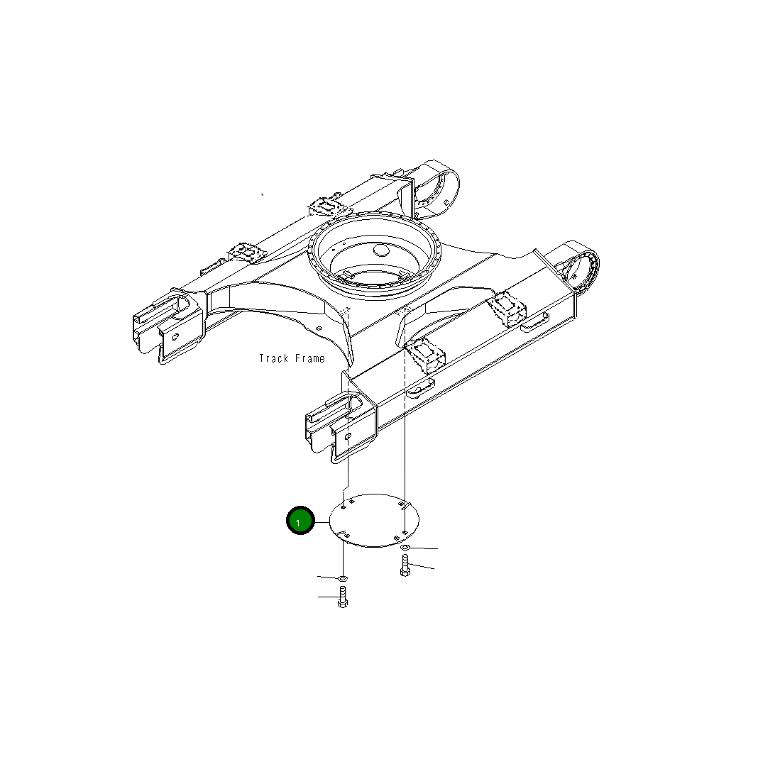 Крышка 20Y-973-J240 Komatsu