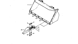 Кромка 111-872-1520 Komatsu