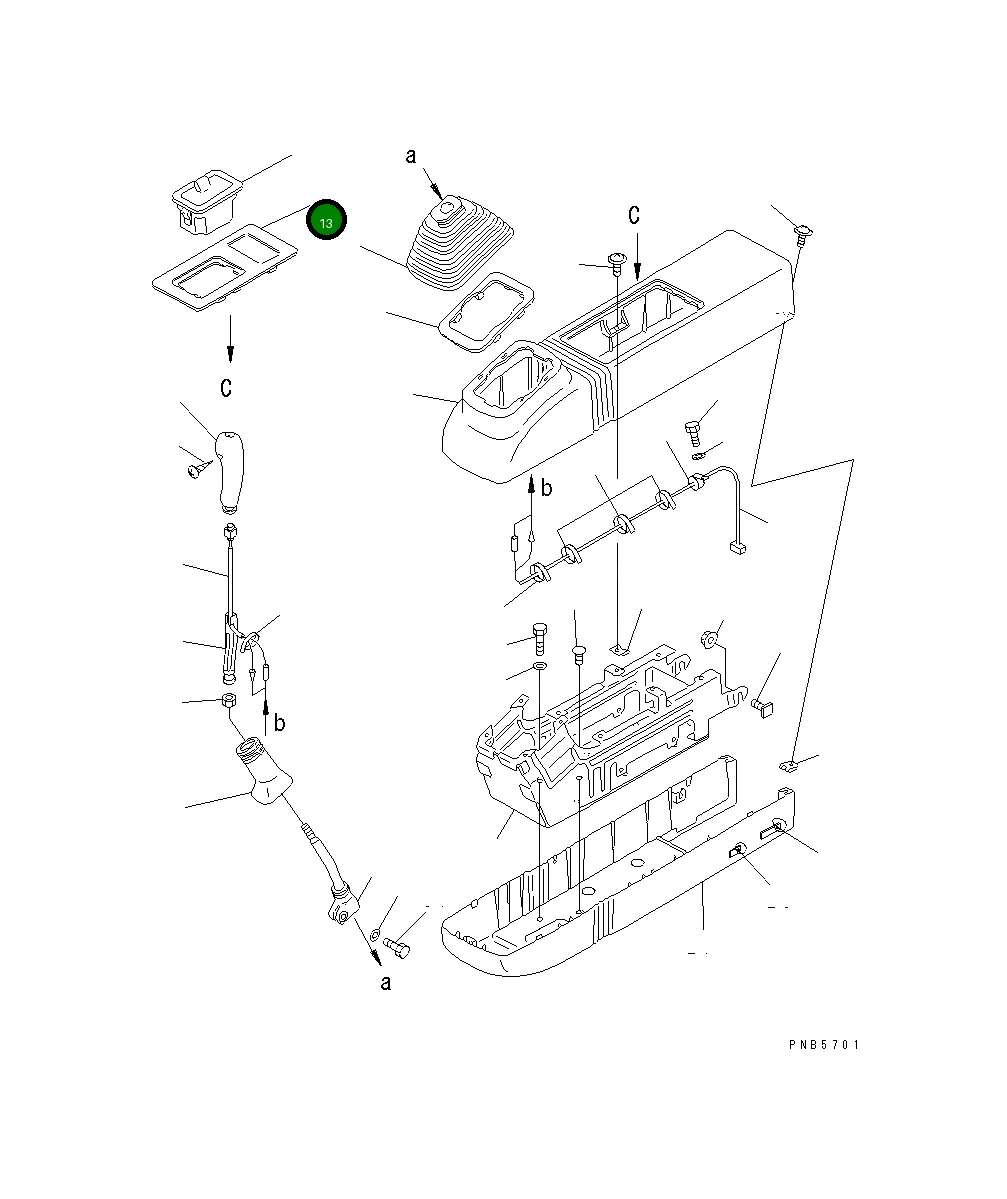 Крышка 20Y-43-22850 Komatsu