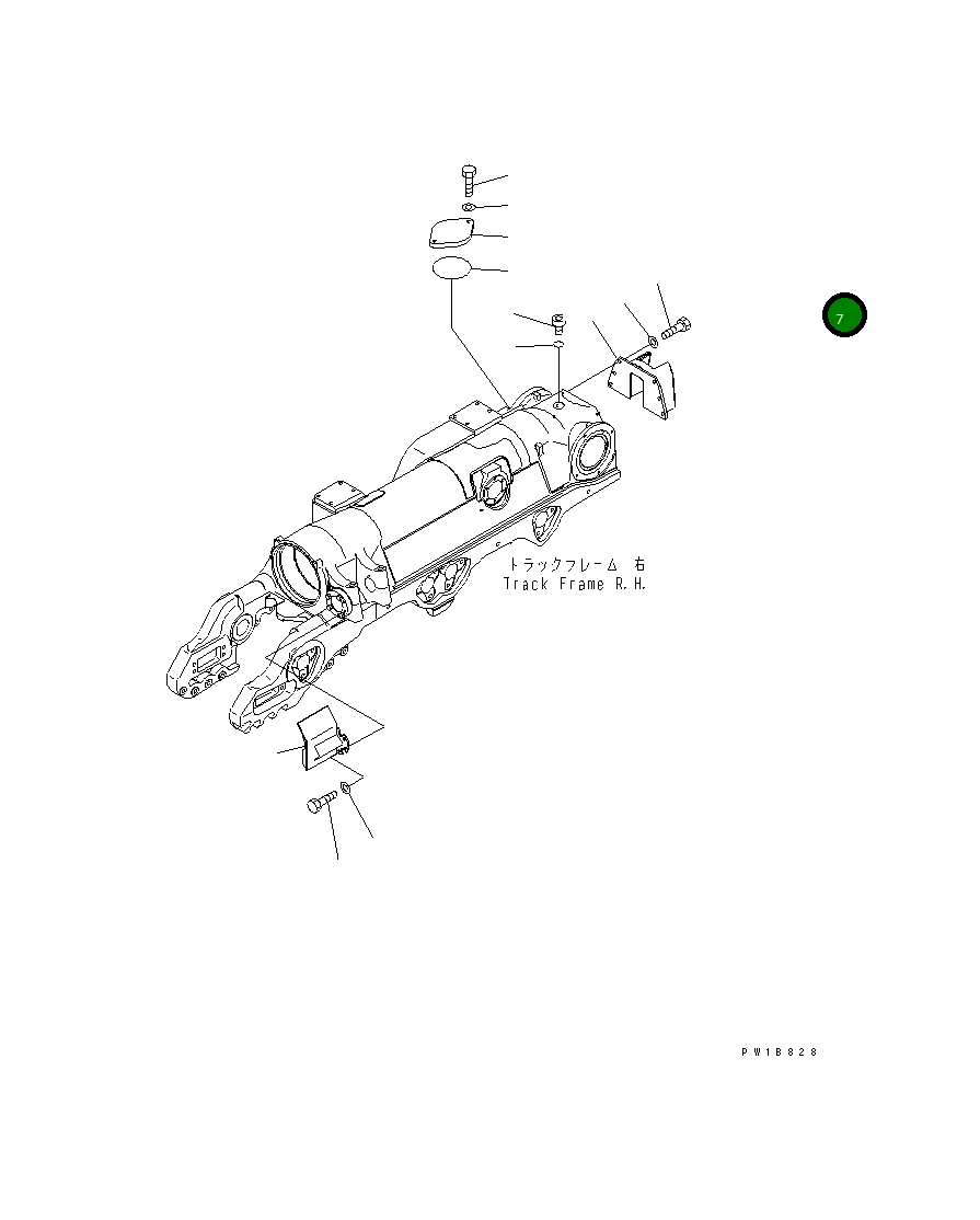 Крышка 195-30-62260 Komatsu