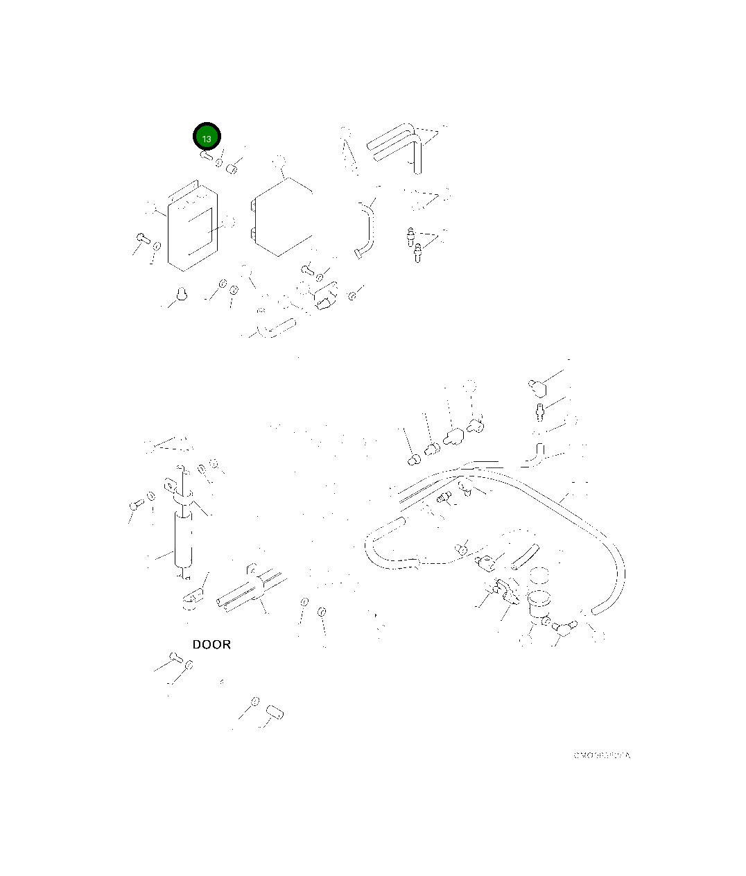 Болт 15542KF Komatsu