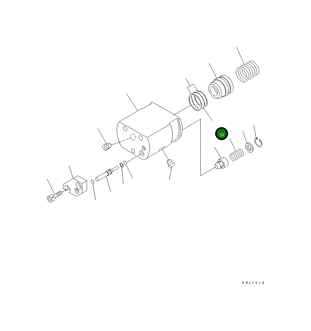 Кольцо уплотнительное (O-Ring) UN770170033 Komatsu