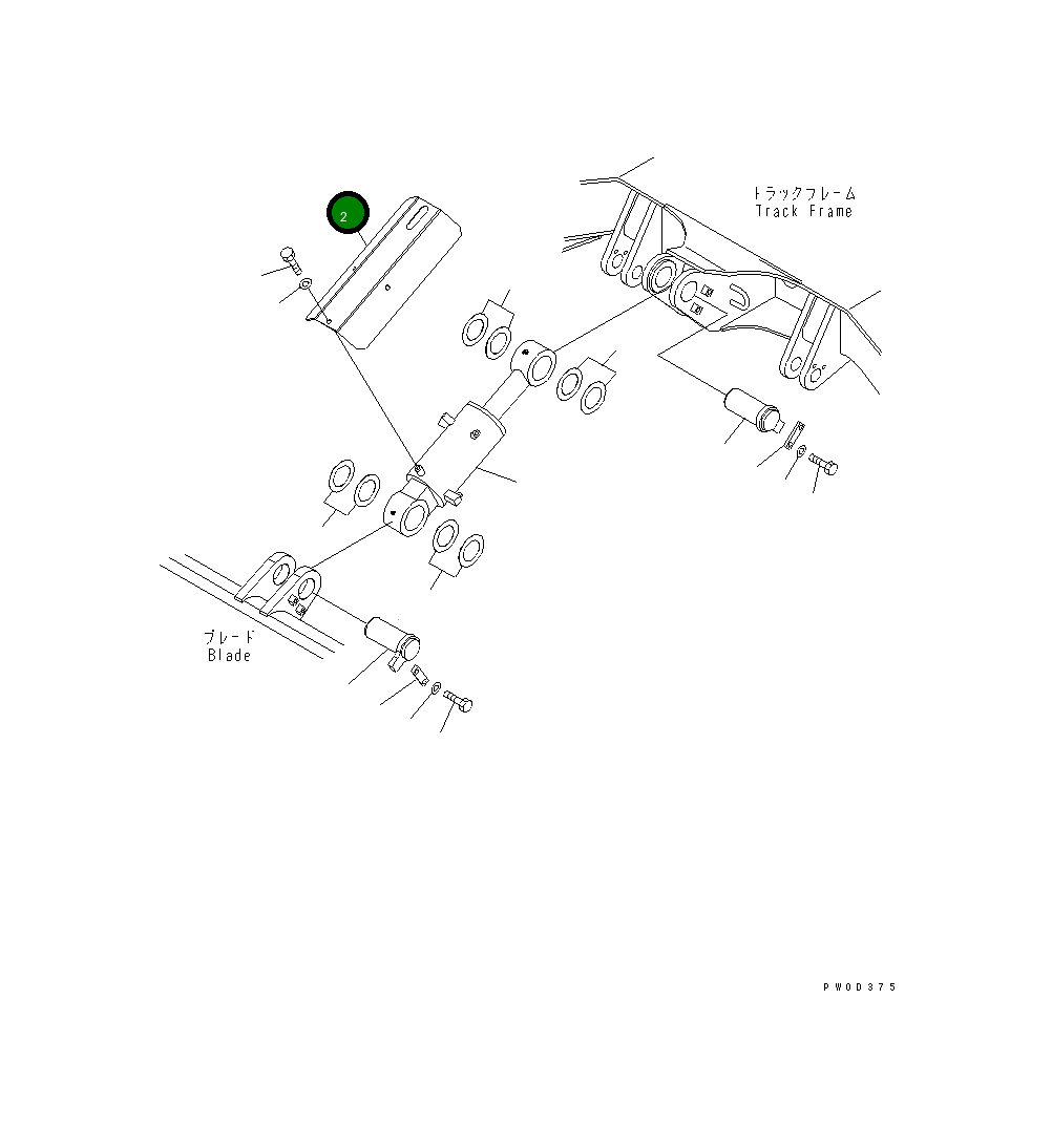 Крышка 21W-71-41210 Komatsu