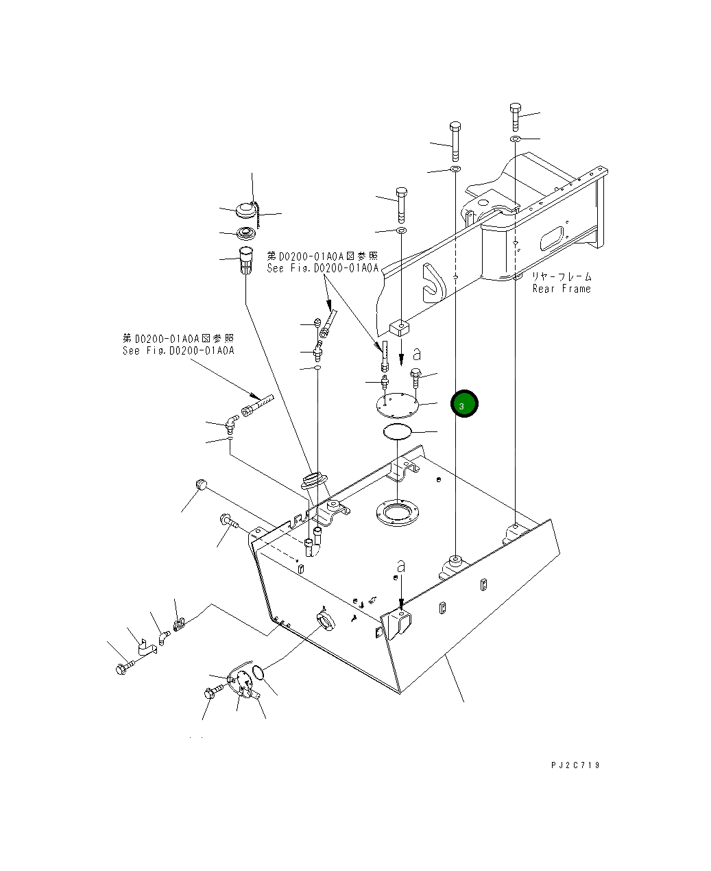 Крышка 426-04-21151 Komatsu