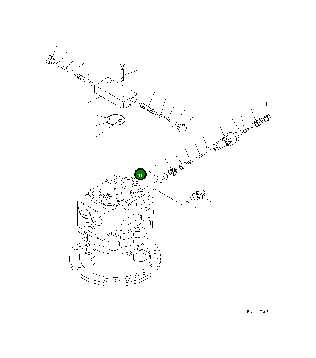 Кольцо уплотнительное (O-Ring) 07000-F2016 Komatsu