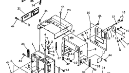 Крышка M711038361350 Komatsu