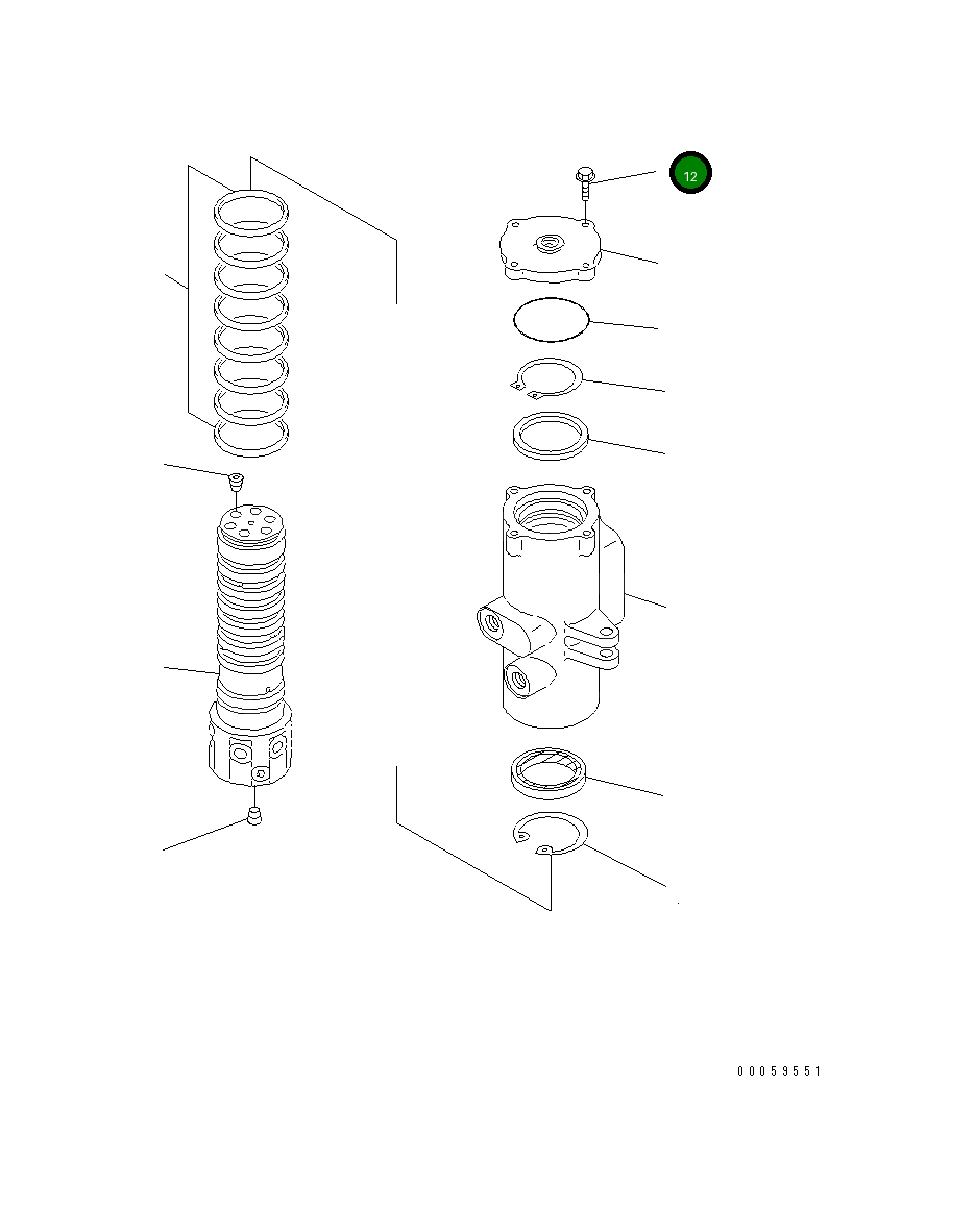 Болт 01435-00835 Komatsu