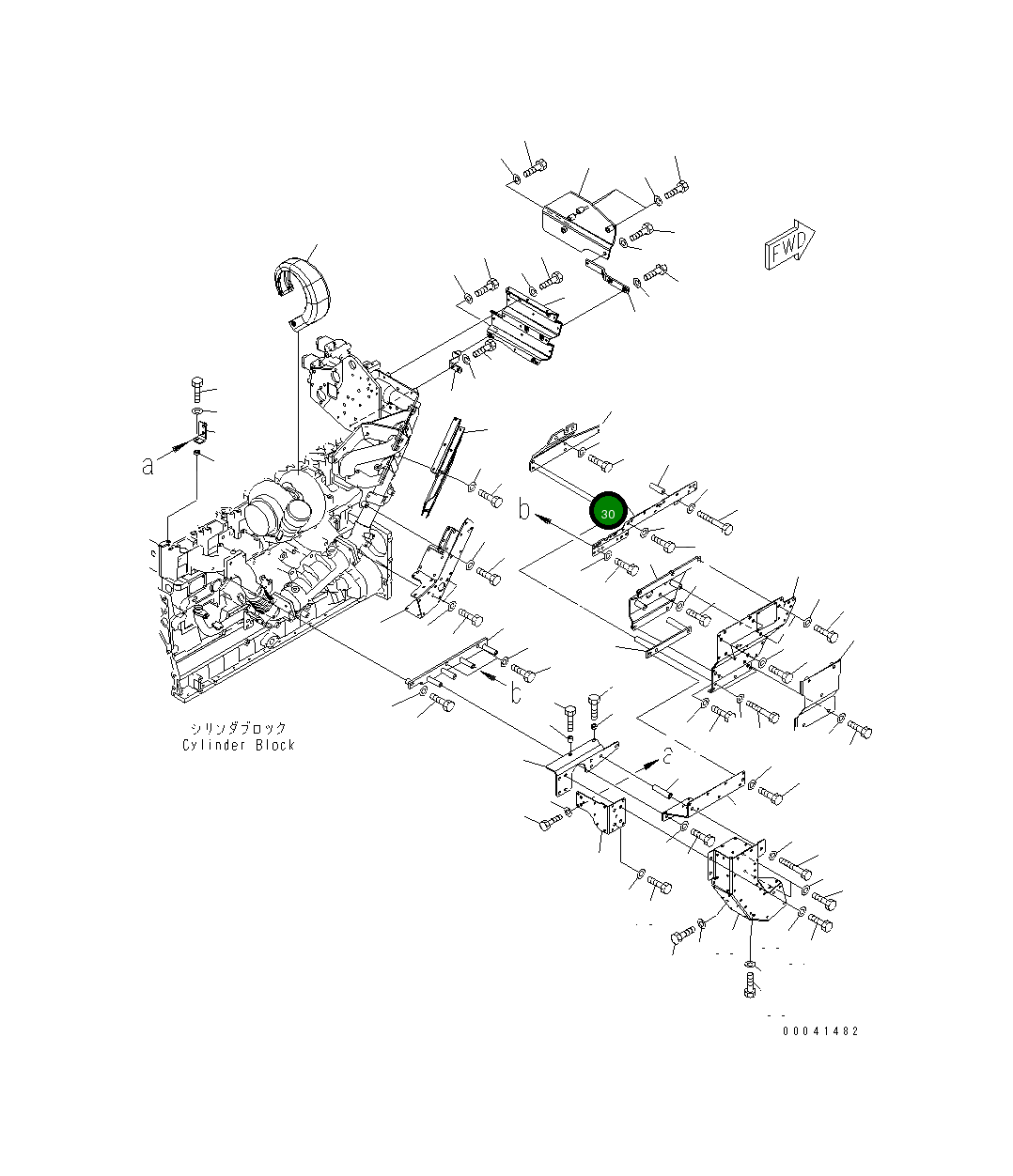Крышка 6261-11-8620  Komatsu