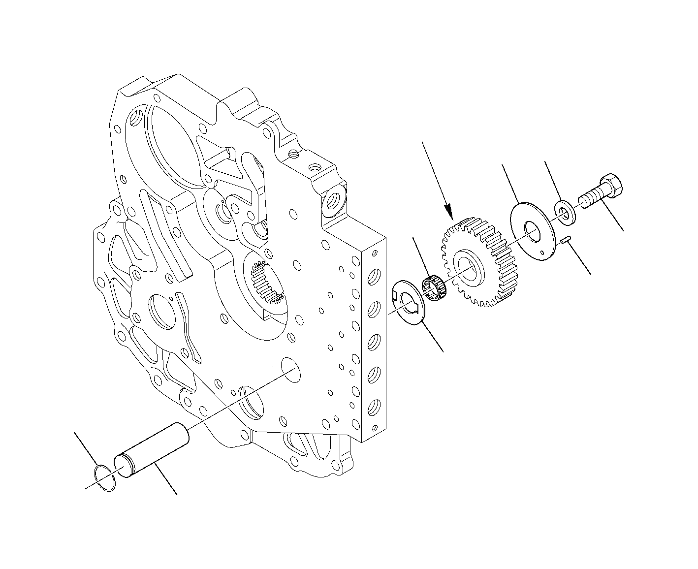 Болт CK0246451 Komatsu