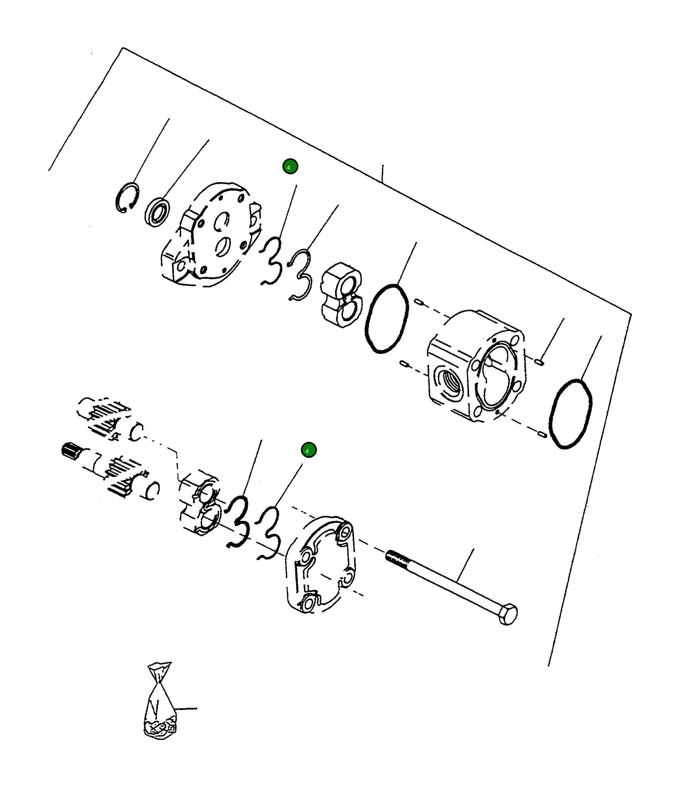 Кольцо 4918822M1 Komatsu