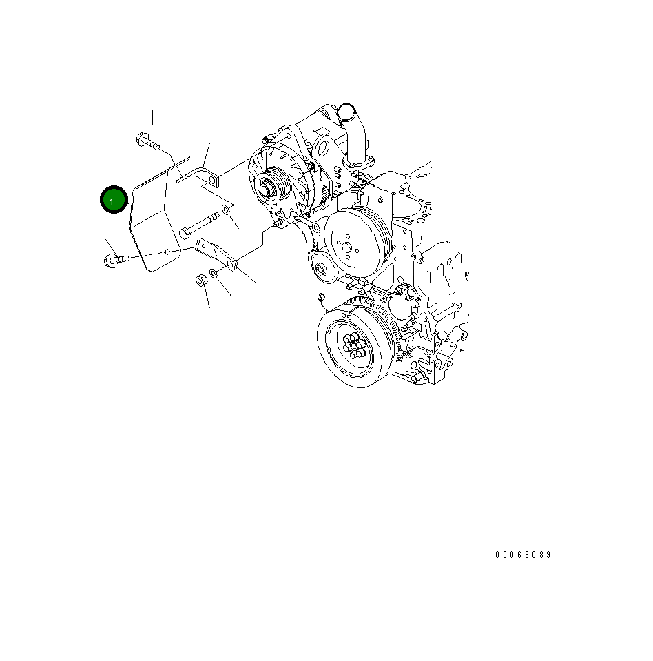 Крышка 6754-81-6310 Komatsu