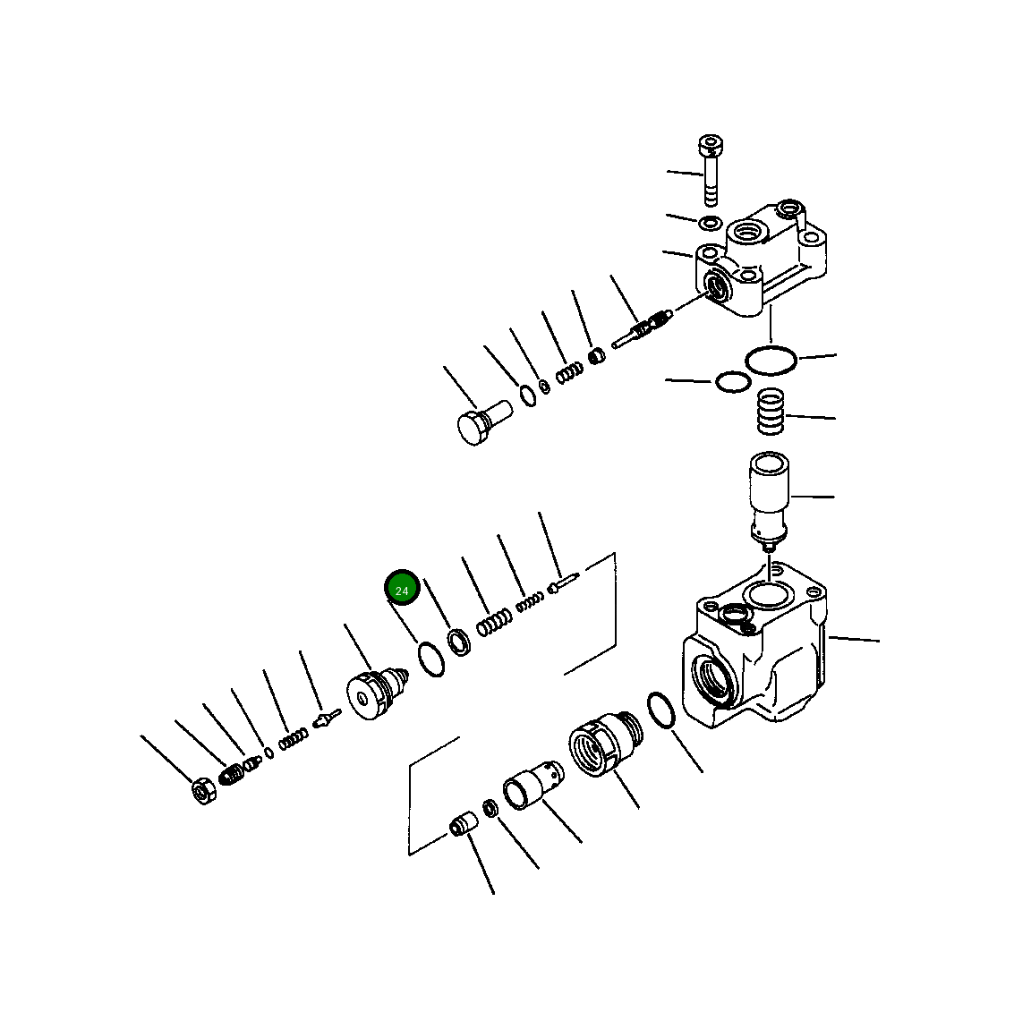 Кольцо уплотнительное (O-Ring) 07002 03634  Komatsu