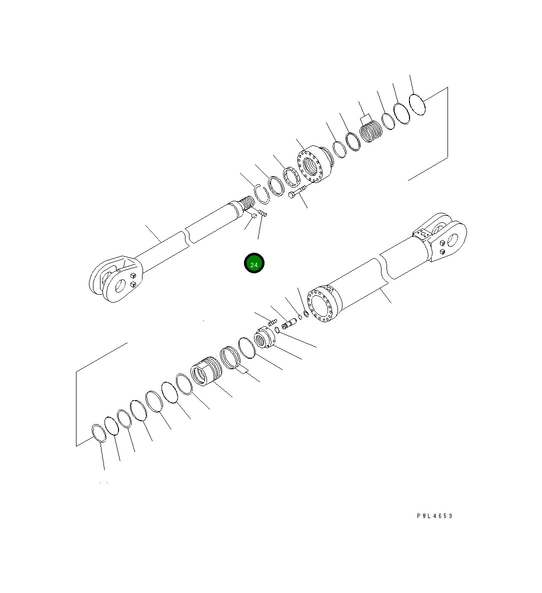 Болт DM34480499 Komatsu