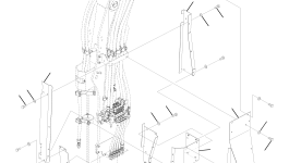 Крышка 4A1-70-21630 Komatsu