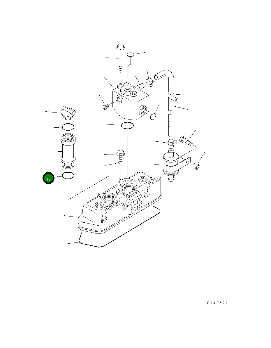 Кольцо уплотнительное (O-Ring) YM121420-01760 Komatsu