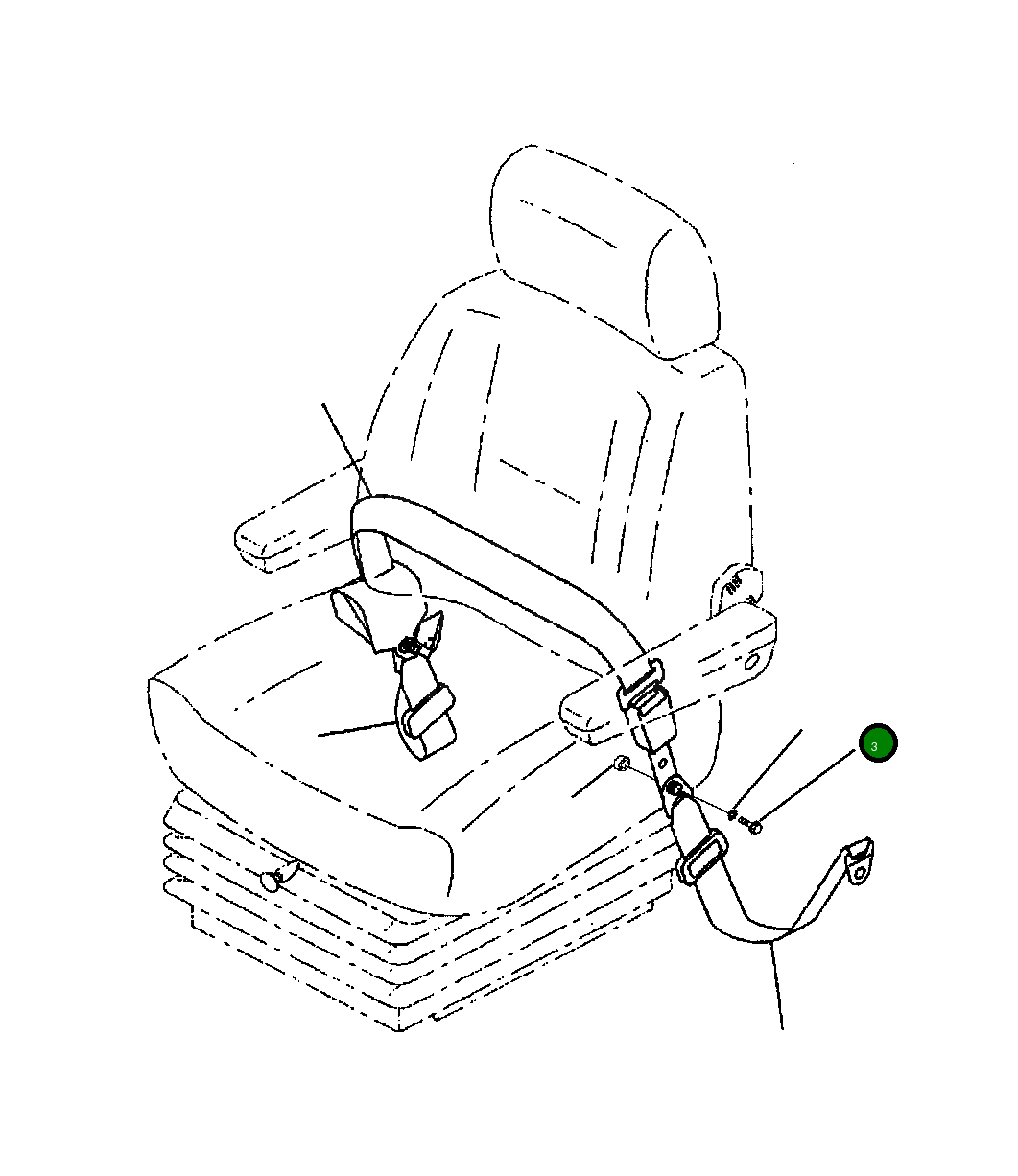 Болт WA 4069 Komatsu