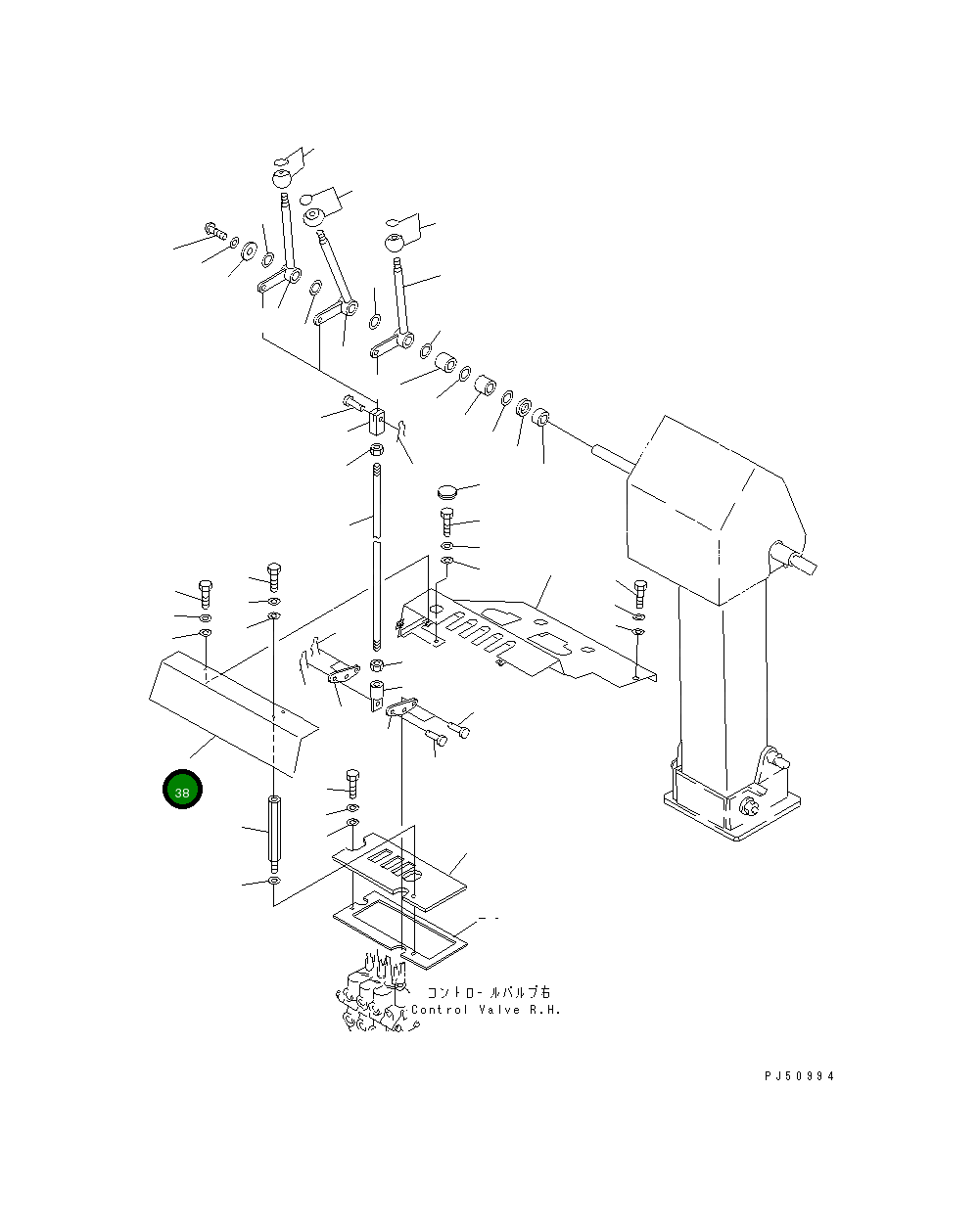 Крышка 23E-43-18240 Komatsu