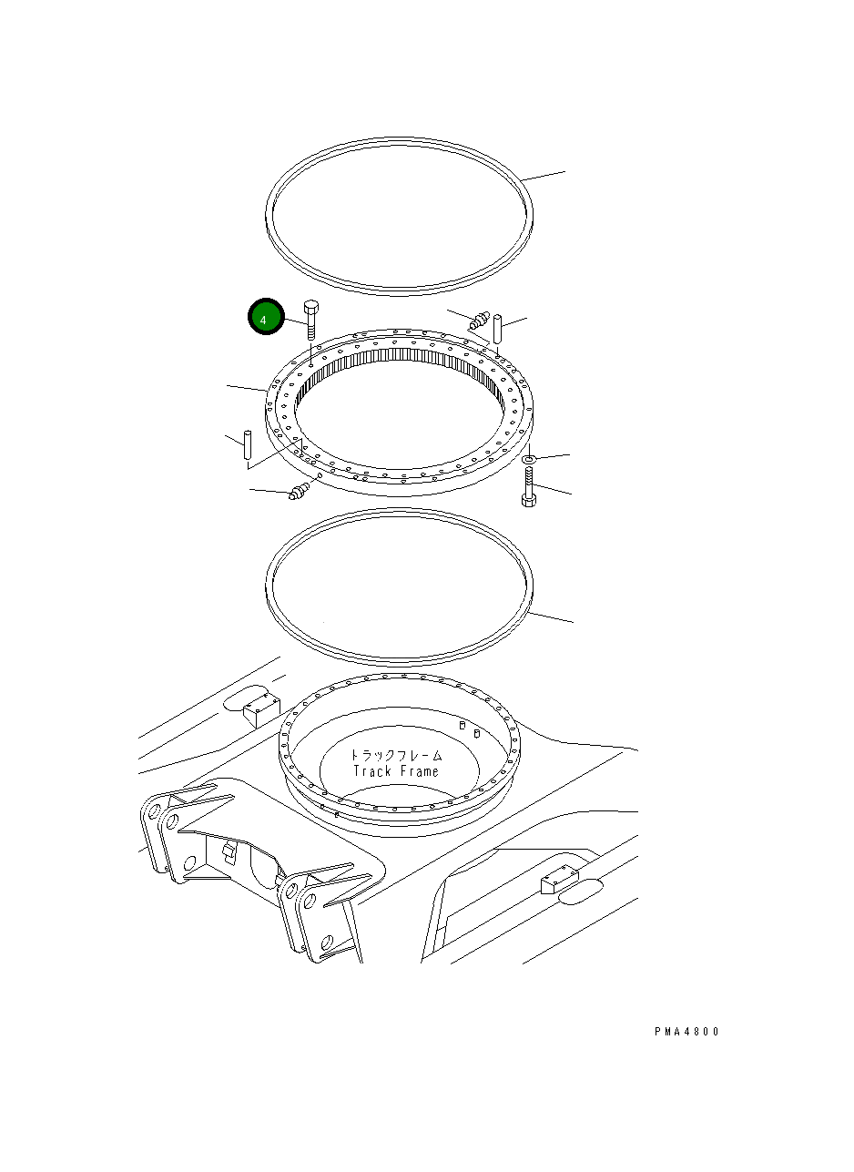 Болт 01010-81685 Komatsu