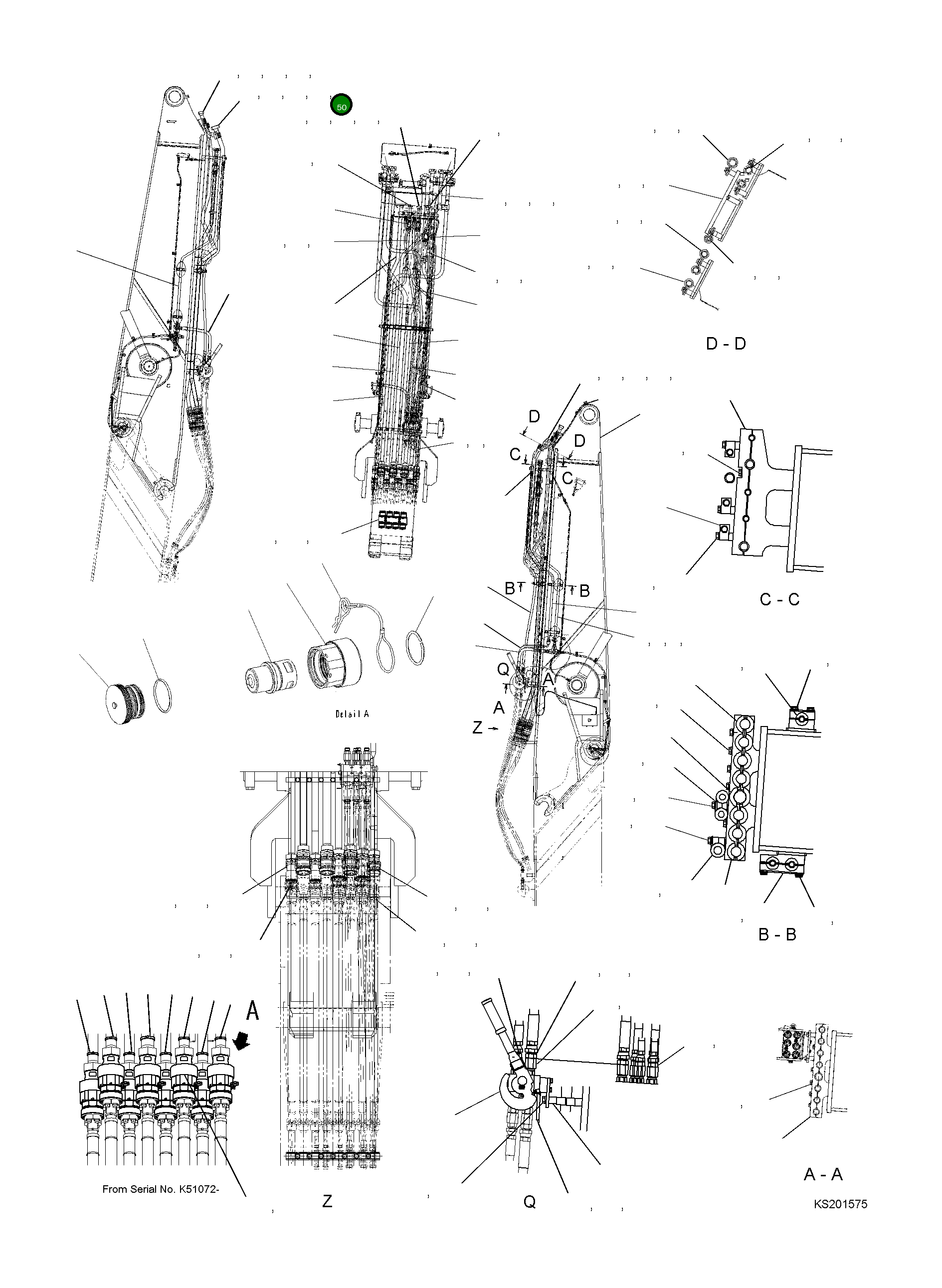 Болт 07372-21455  Komatsu