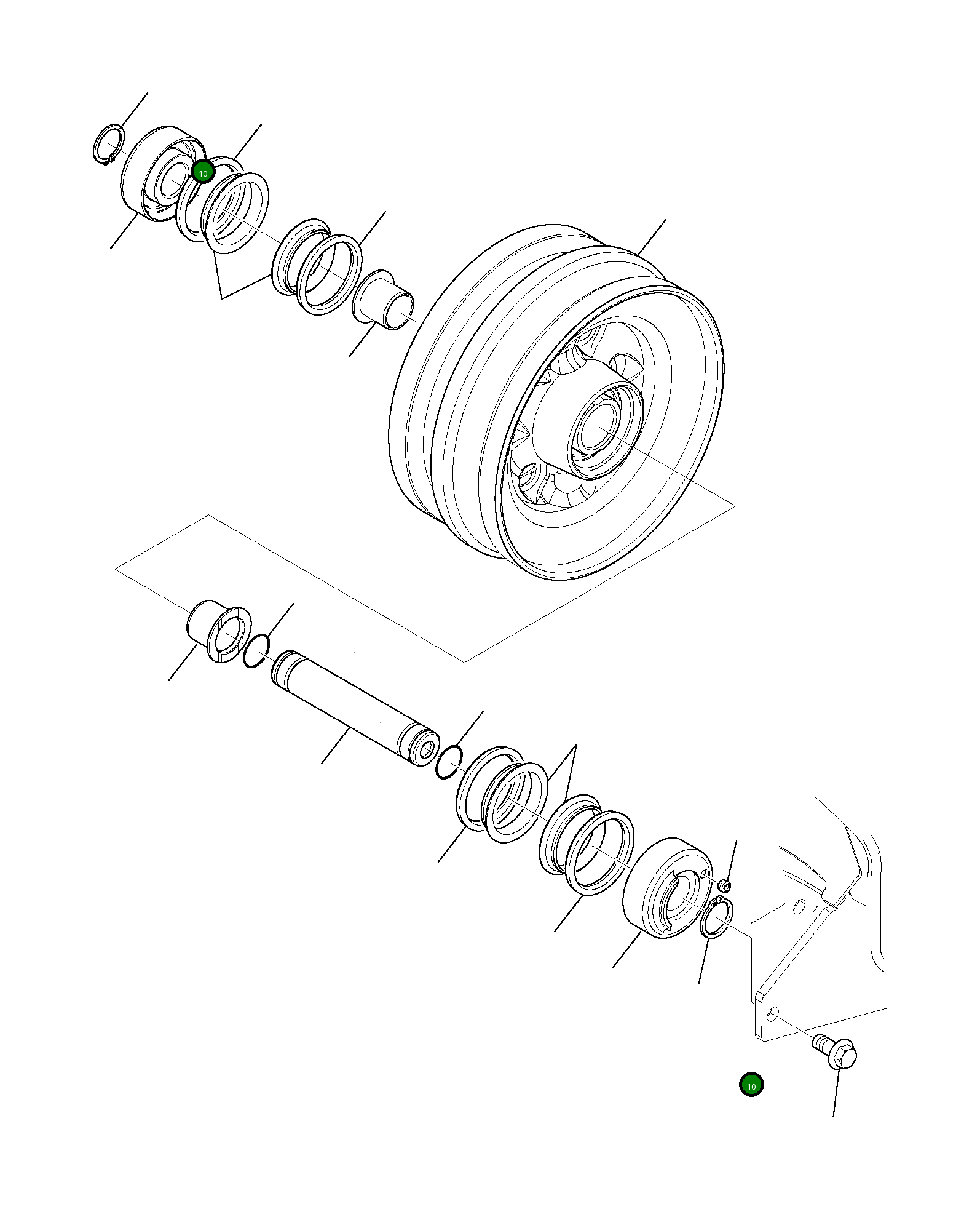 Кольцо 37C-70-17660 Komatsu