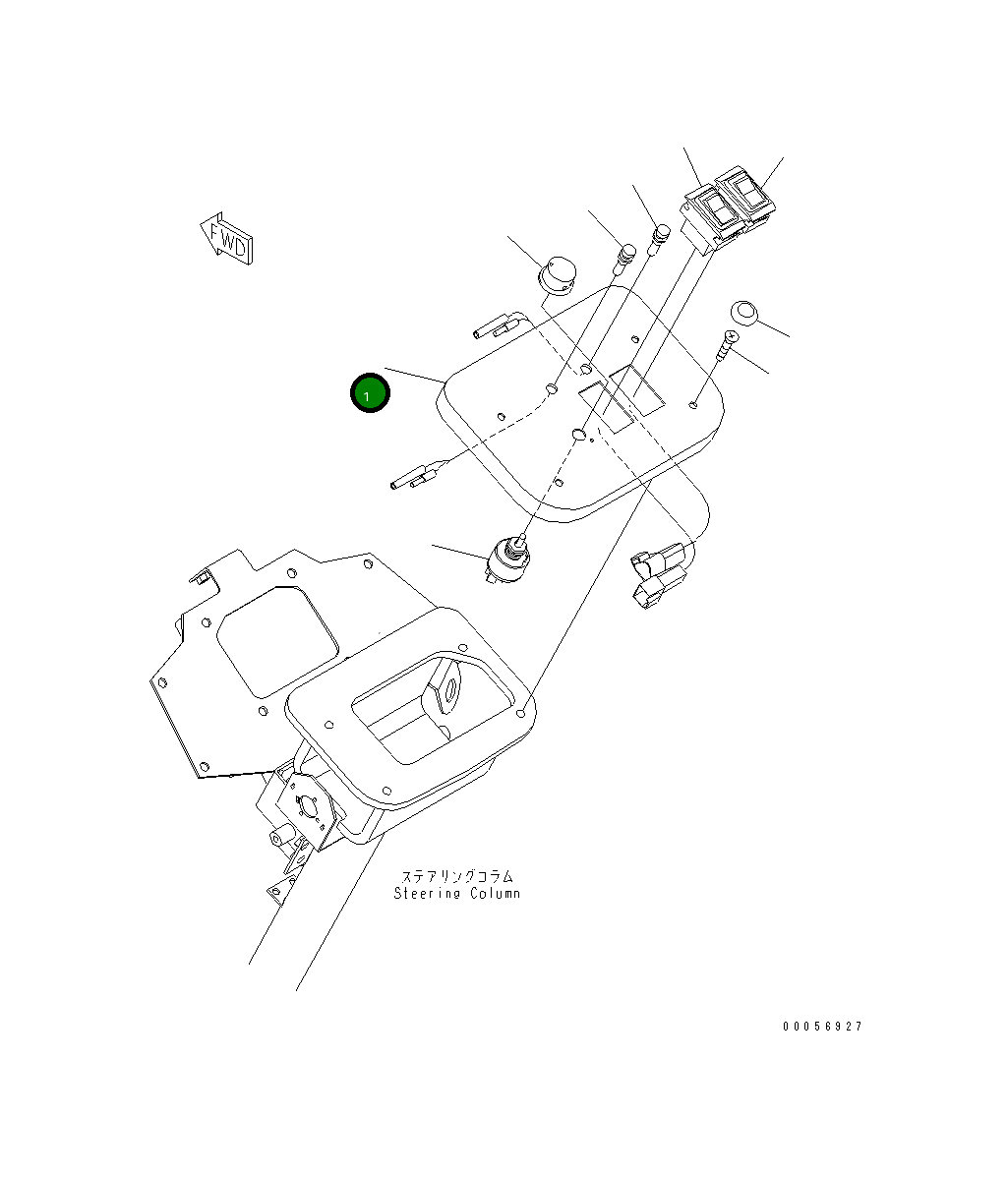 Крышка 427-06-21140 Komatsu