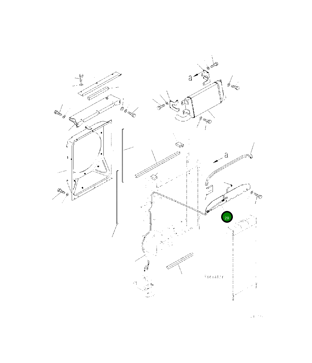 Крышка 2A5-03-13271  Komatsu