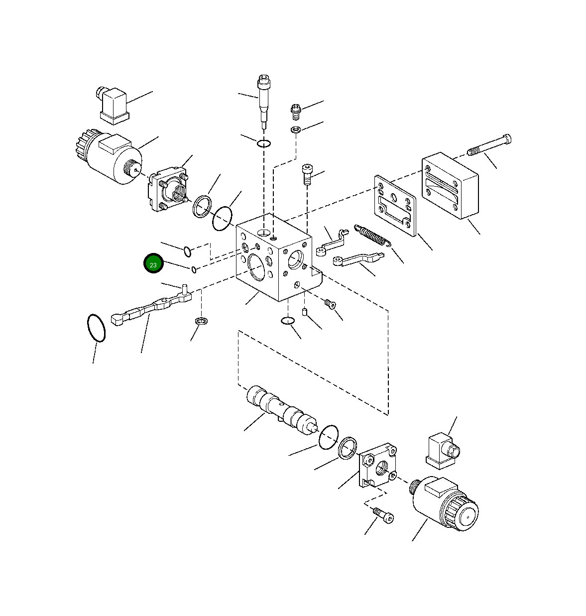 Кольцо уплотнительное (O-Ring) 1440 354 H1 Komatsu