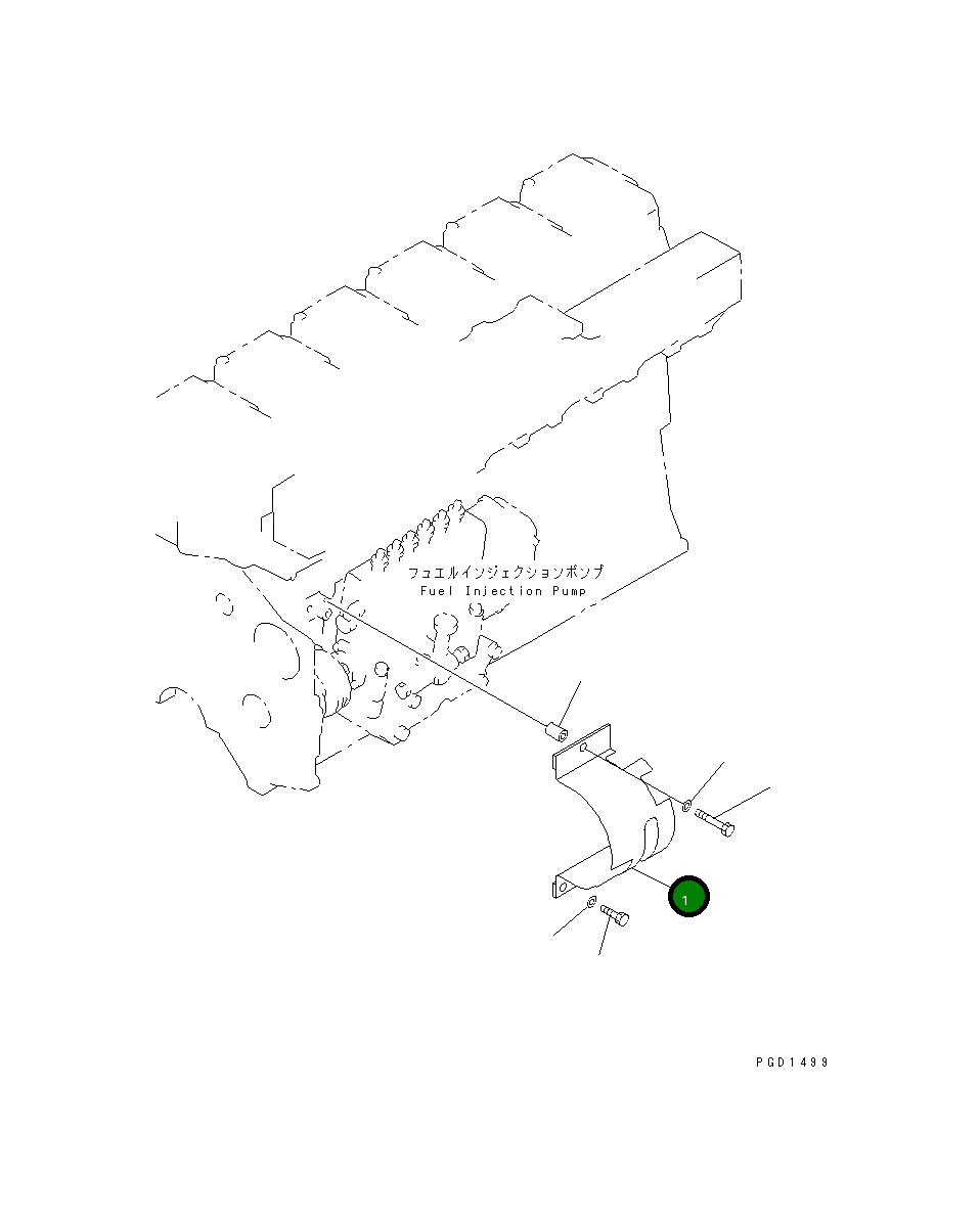 Крышка 6210-71-3990 Komatsu