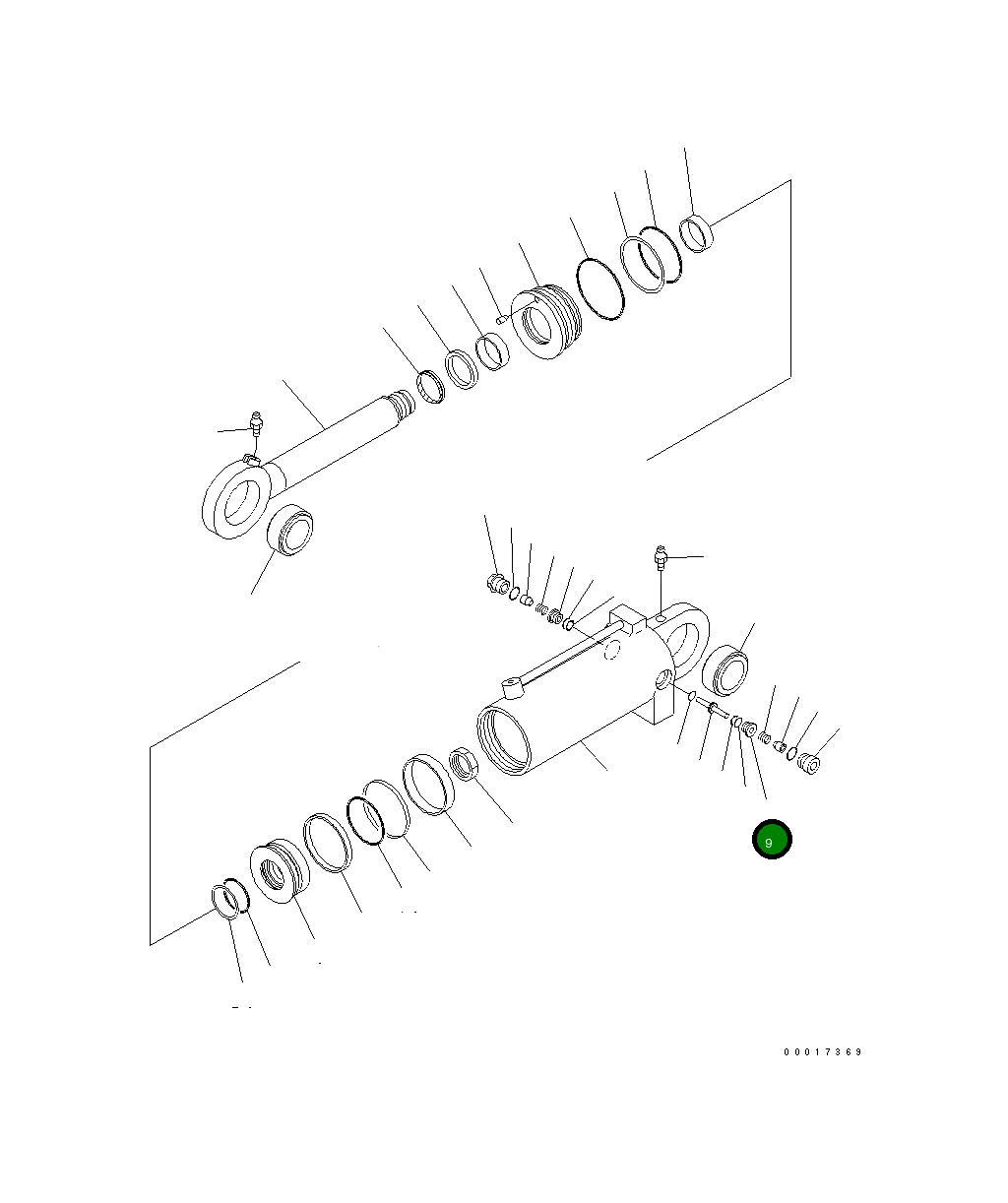 Болт 20K-61-31470 Komatsu