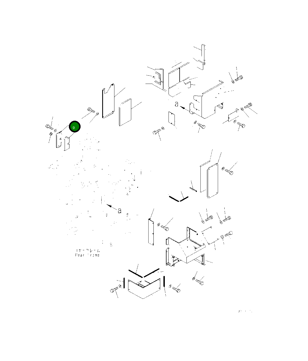 Крышка 425-46-44251 Komatsu