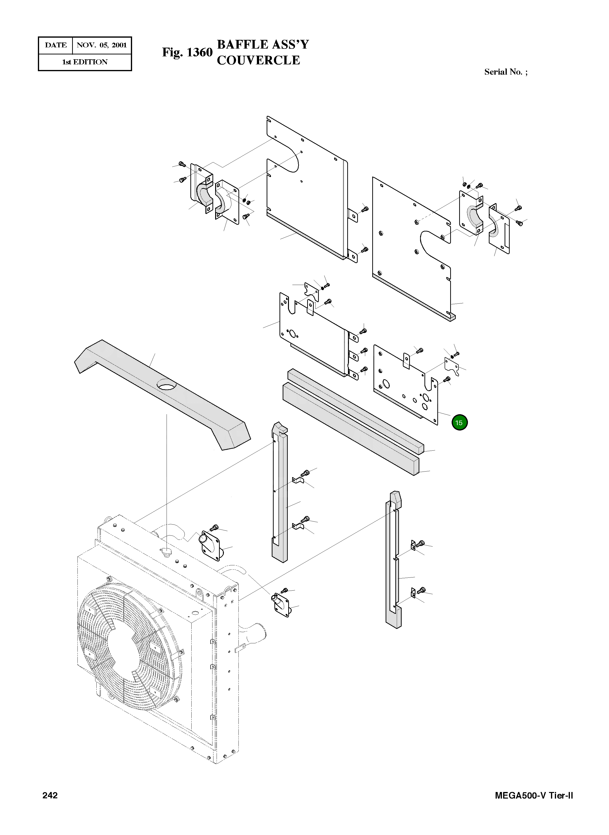 Крышка 621-01730B Komatsu