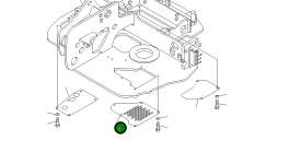 Крышка 21X-54-31512 Komatsu