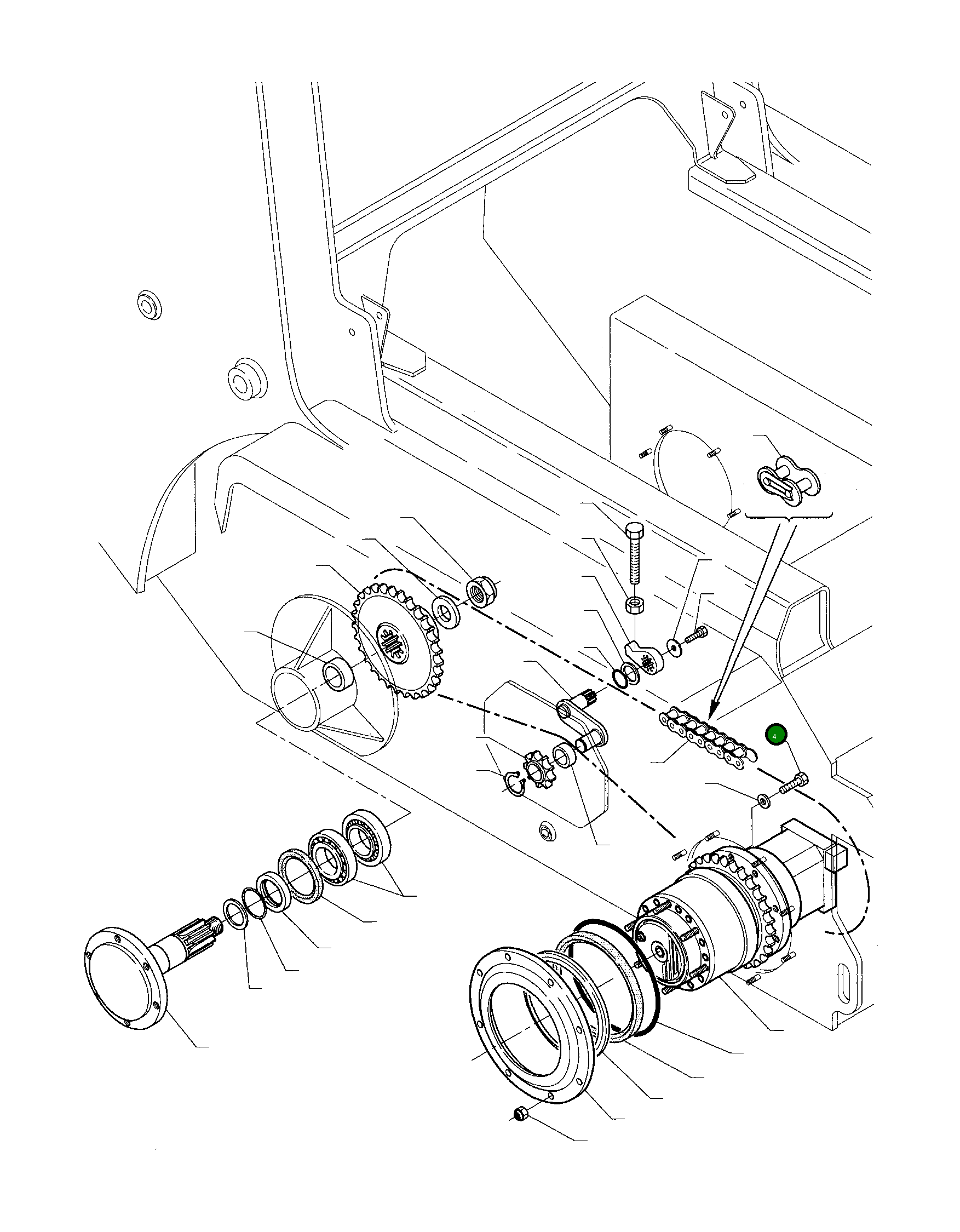 Болт 801014190 Komatsu