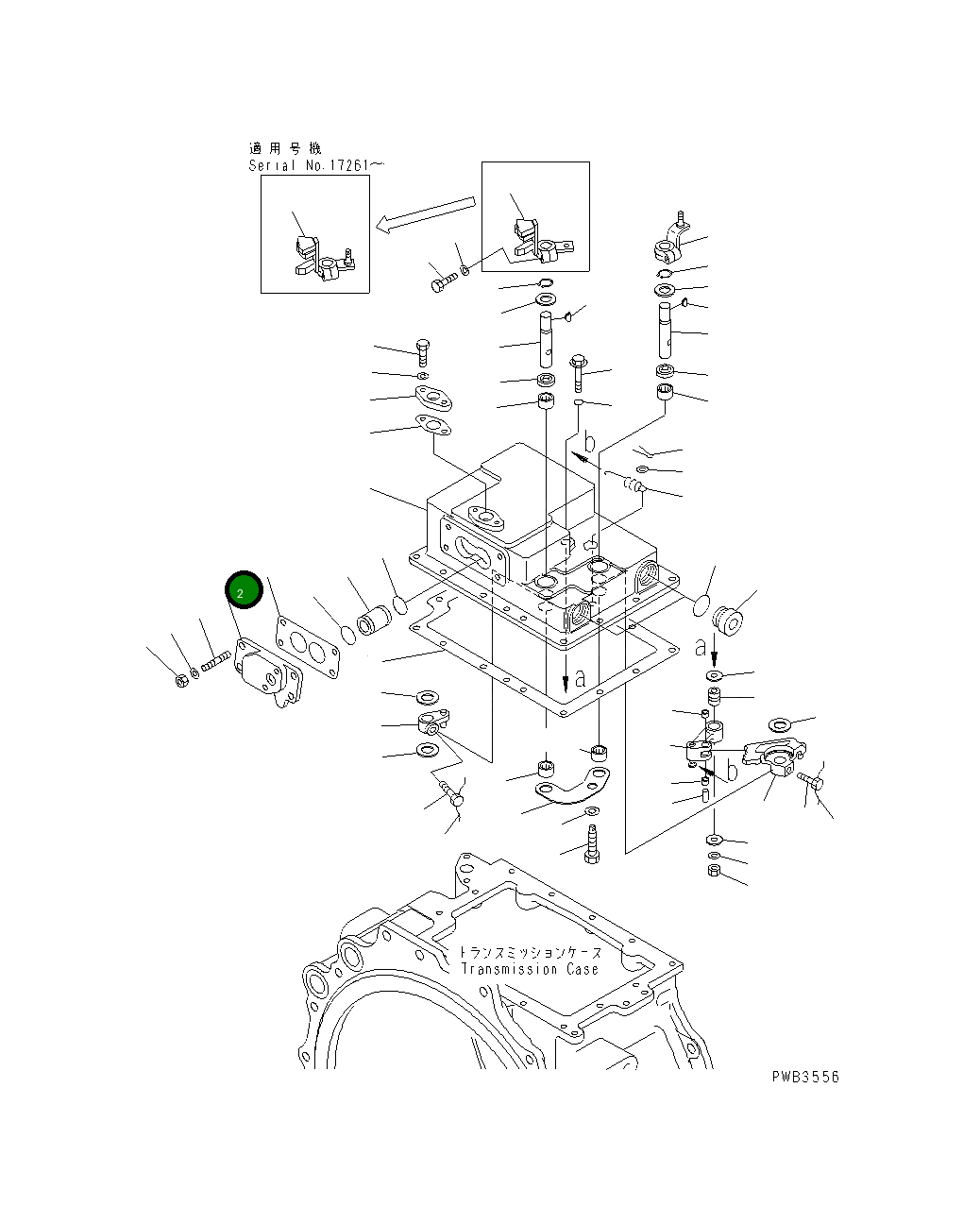 Крышка 17M-15-25530  Komatsu