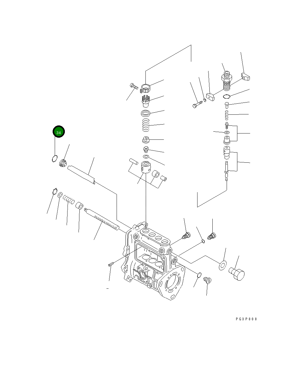 Кольцо уплотнительное (O-Ring) YM24341-000160 Komatsu