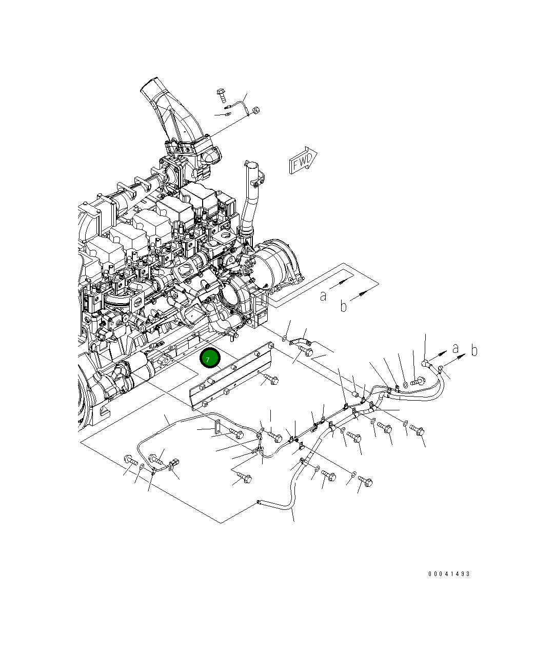 Крышка 6261-81-8180  Komatsu