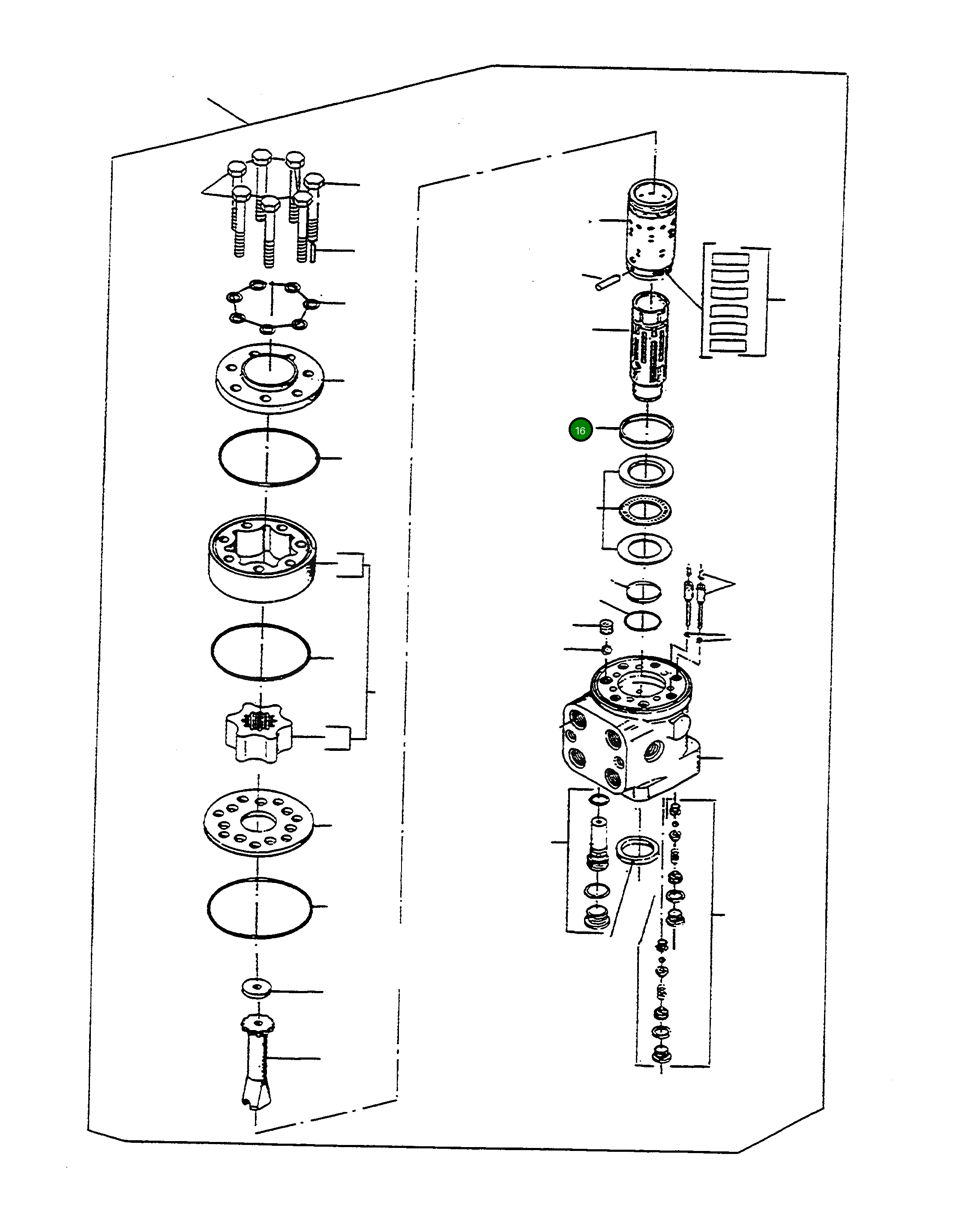 Кольцо 1806303M1 Komatsu