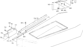 Прокладка BW046057 Komatsu