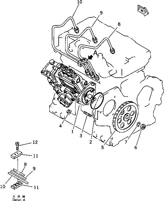 Болт YM129150-59130  Komatsu