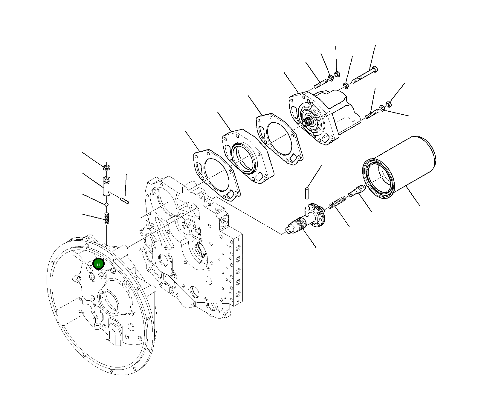 Кольцо уплотнительное (O-Ring) CK0020007 Komatsu