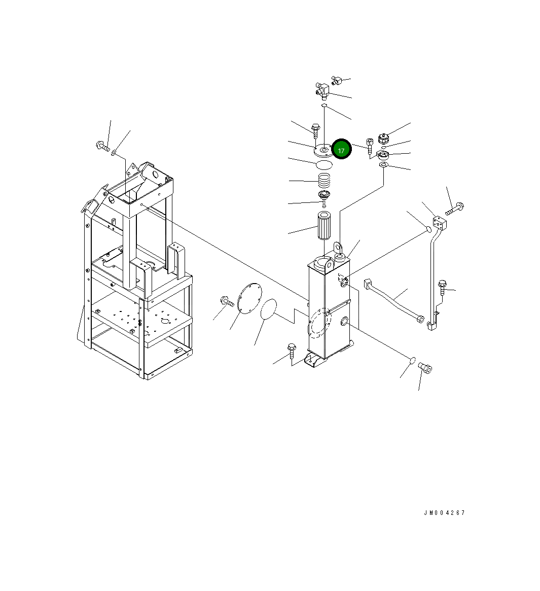 Болт 417-60-15340 Komatsu