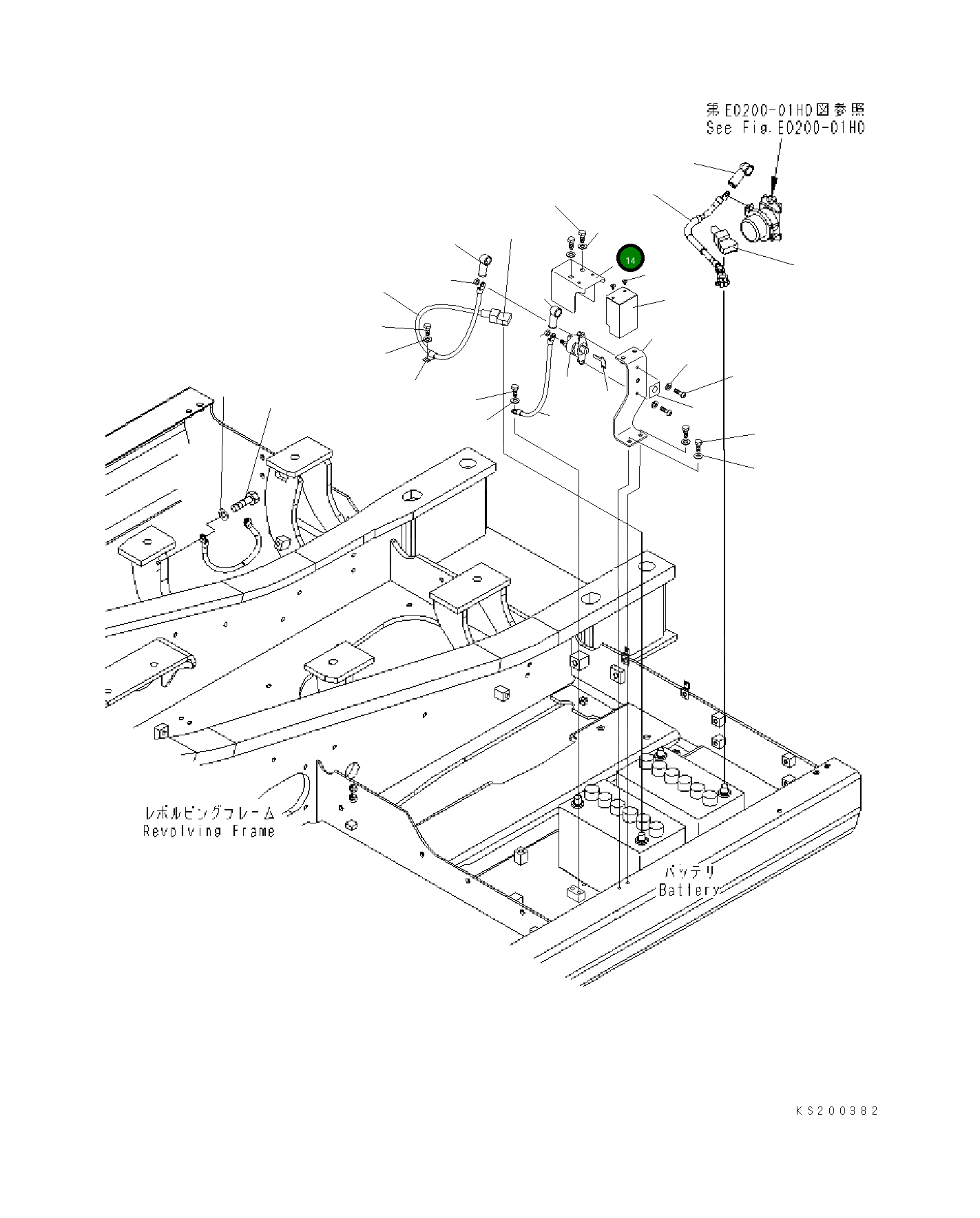 Крышка 21K-06-72692 Komatsu