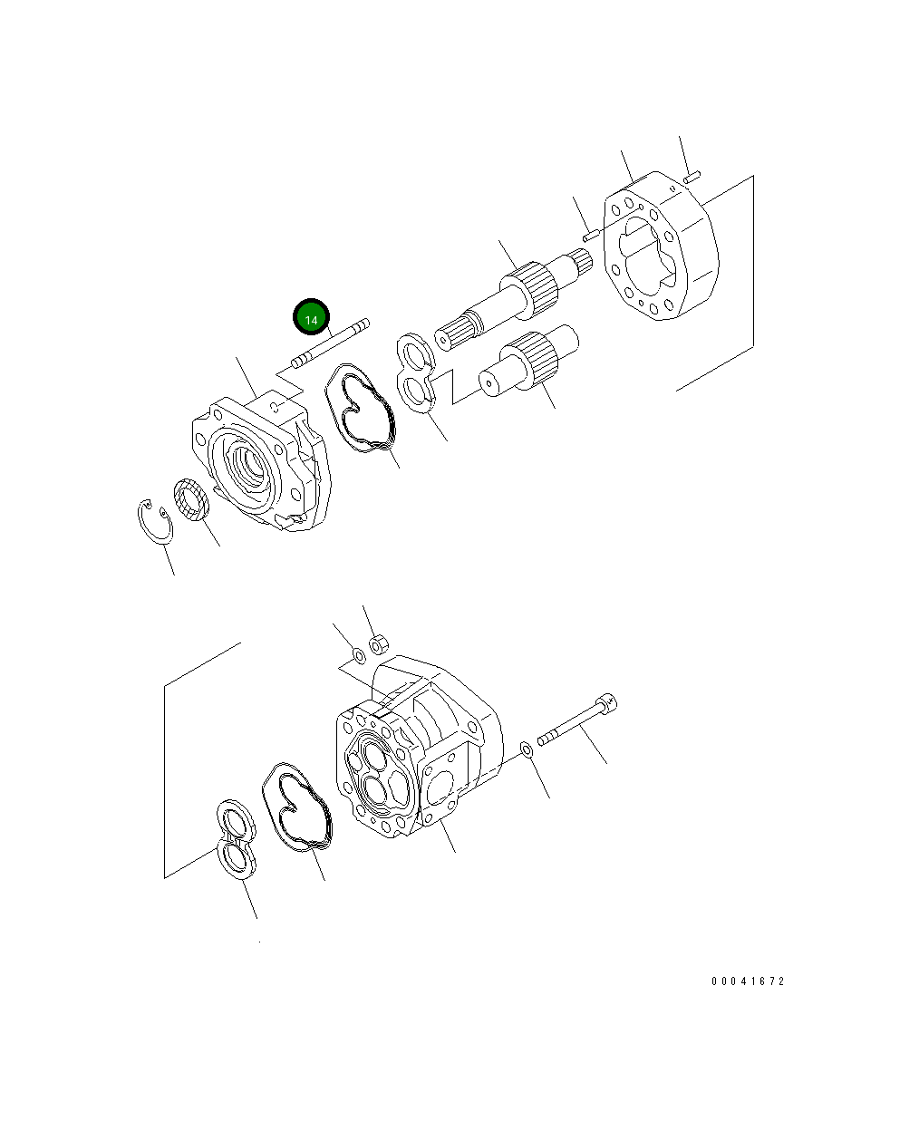 Болт 705-94-85020 Komatsu