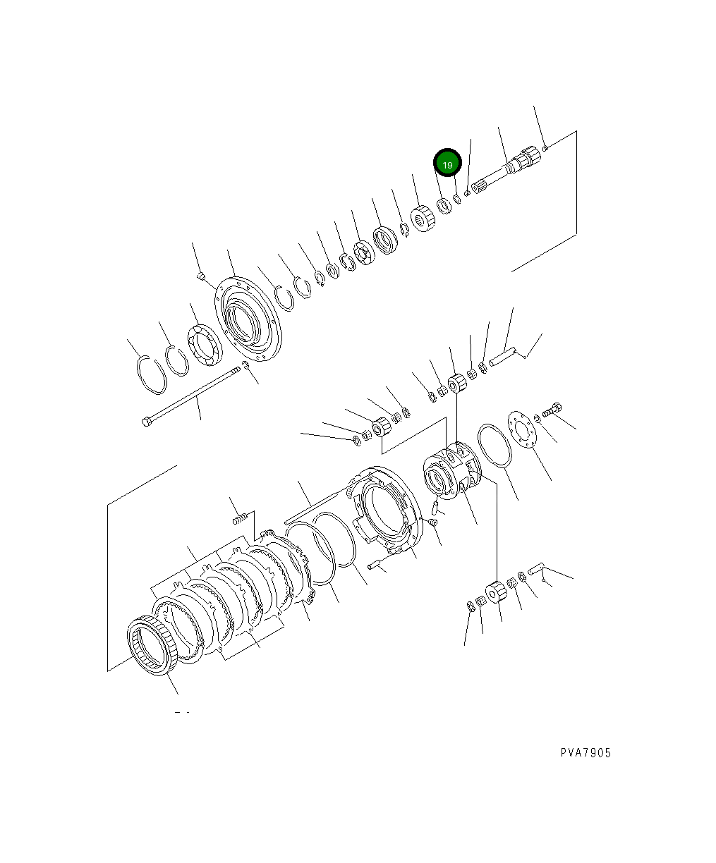 Кольцо 125-15-22710  Komatsu