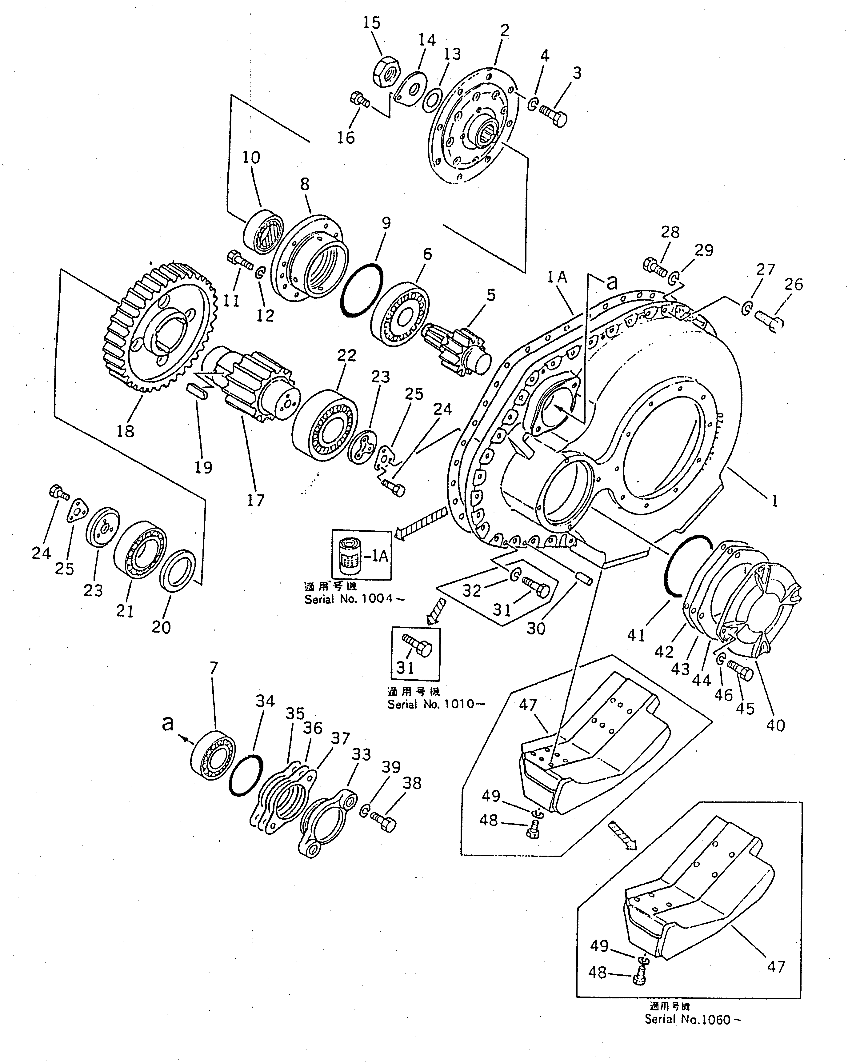 Болт 01010-32035 Komatsu