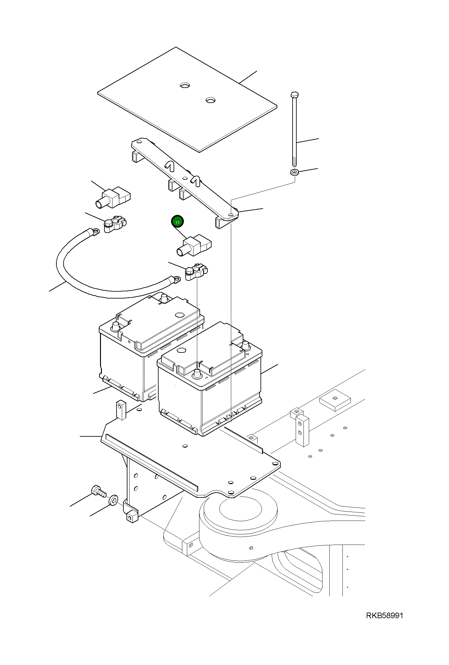 Крышка 21W-09-R6570  Komatsu