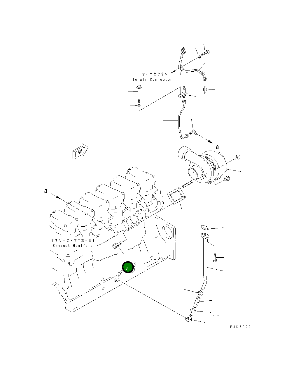 Болт 6138-13-4510 Komatsu