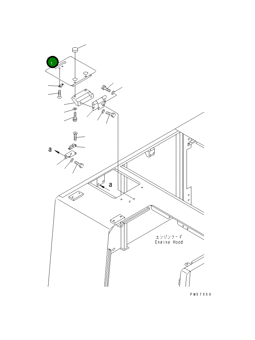 Крышка 277-54-53170 Komatsu
