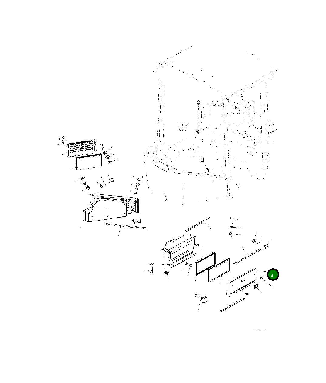 Крышка 419-07-65110 Komatsu